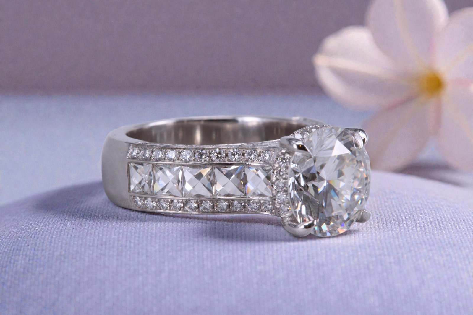 Handcrafted diamond ring for Carlsbad brides